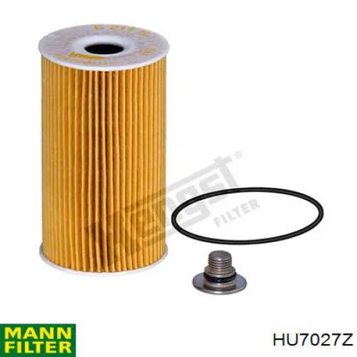 Filtro de aceite Mann-Filter HU7027Z precio, desde 8,53 EUR