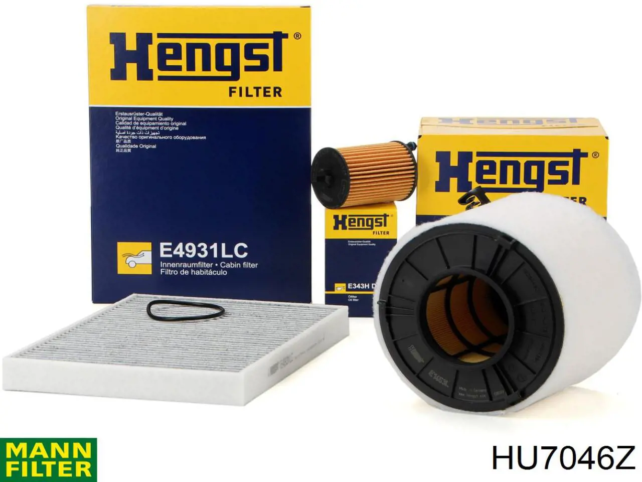 HU7046Z Mann-Filter Filtro aceite