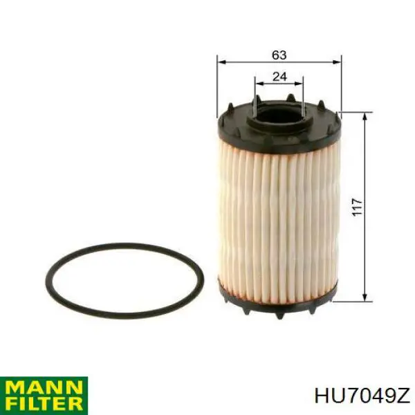 Comprar HU7049Z Mann-Filter Filtros de aceite