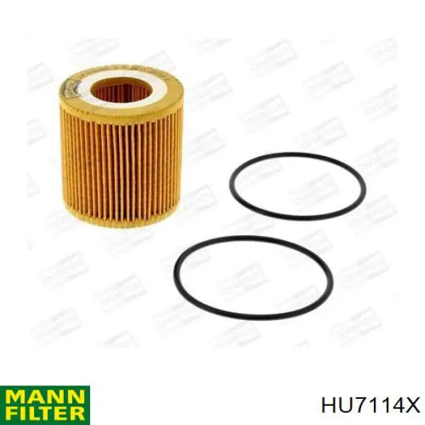 Filtro de aceite HU7114X Mann-Filter