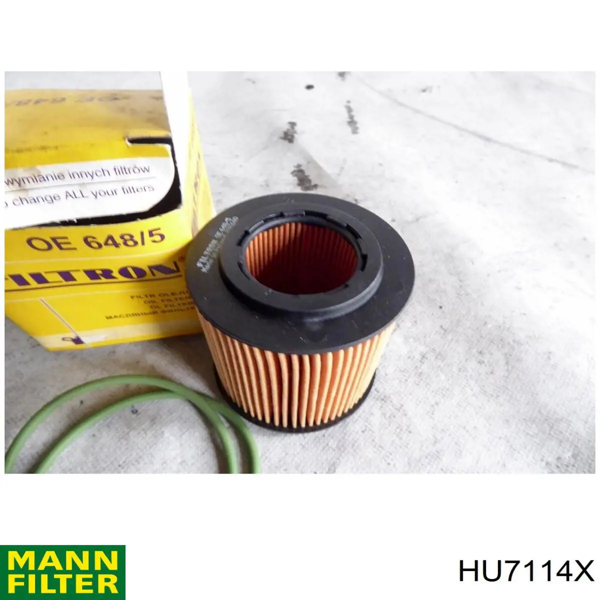 Filtro de aceite motor Mann-Filter HU7114X
