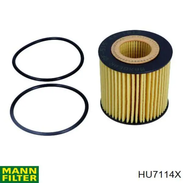 HU7114X Mann-Filter Filtro aceite