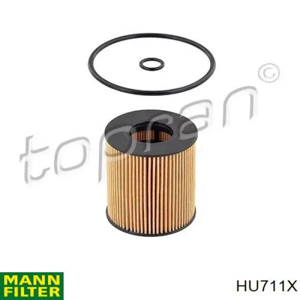 HU711X Mann-Filter Filtro aceite