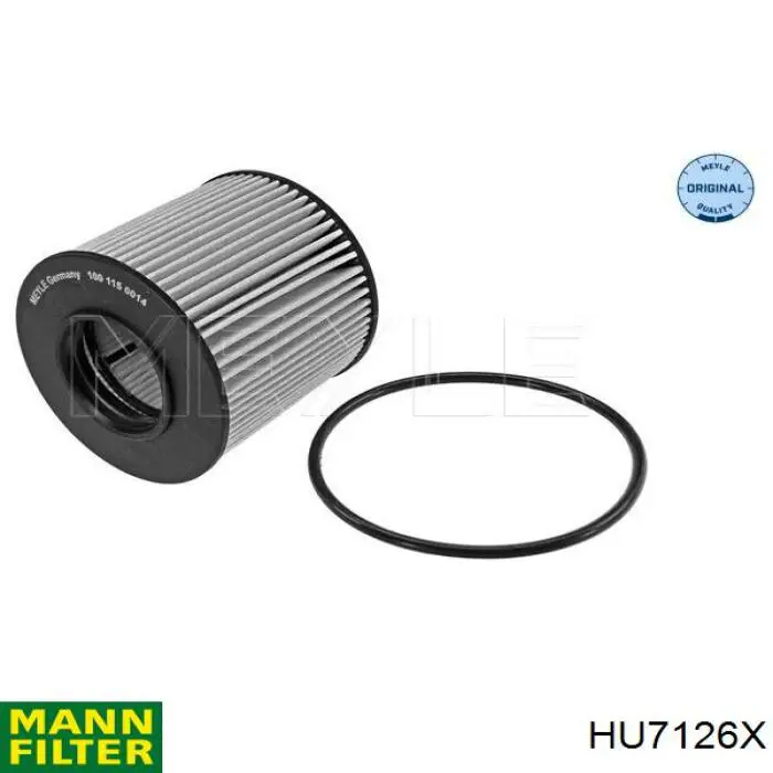 Filtro de aceite HU7126X Mann-Filter