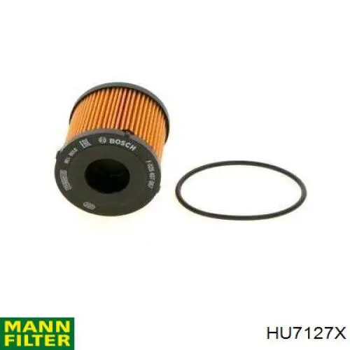 Filtro de aceite HU7127X Mann-Filter