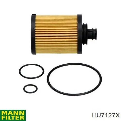HU7127X Mann-Filter Filtro aceite
