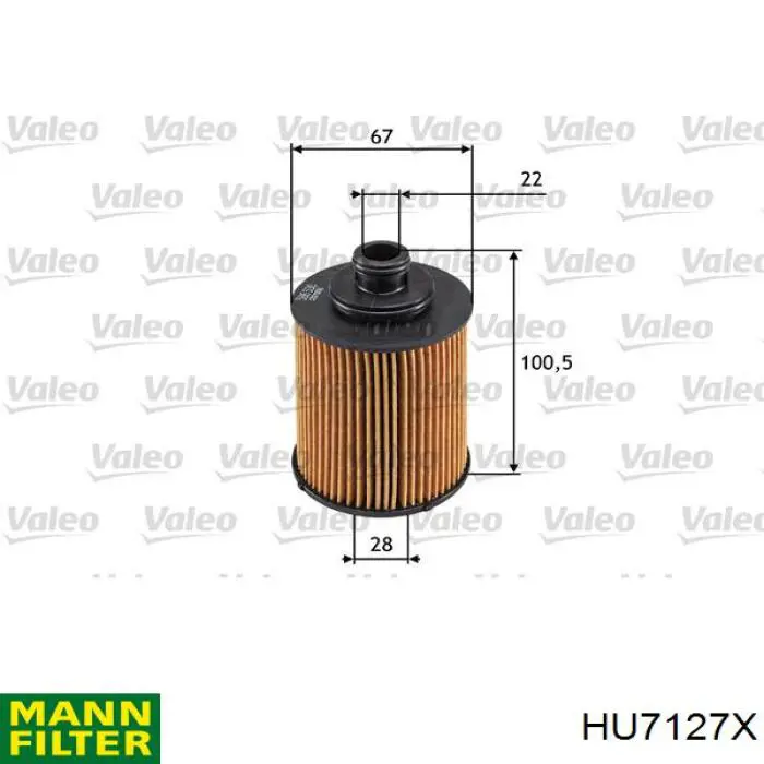Filtro de aceite Mann-Filter HU7127X precio, desde 7,36 EUR