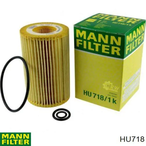 HU718 Mann-Filter filtro de aceite