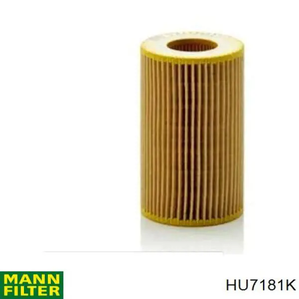 Filtro de aceite HU7181K Mann-Filter