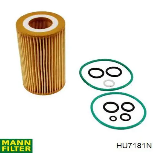Filtro de aceite HU7181N Mann-Filter
