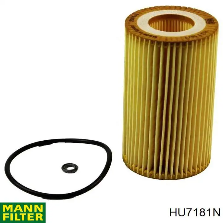 HU7181N Mann-Filter filtro de aceite