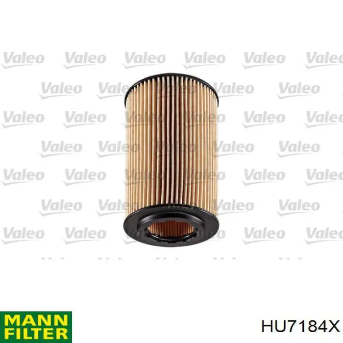 Filtro de aceite HU7184X Mann-Filter