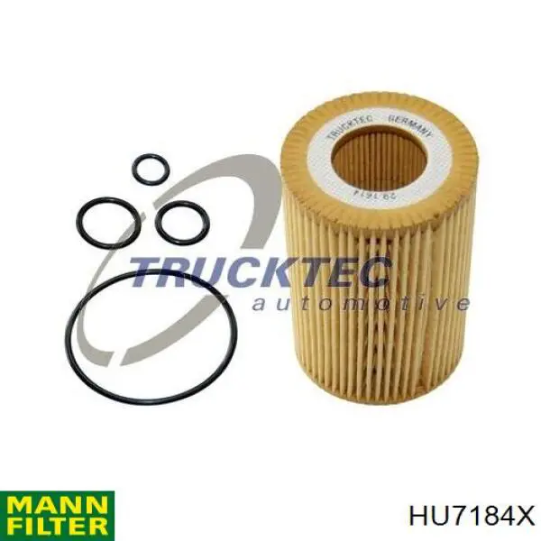 HU7184X Mann-Filter filtro de aceite