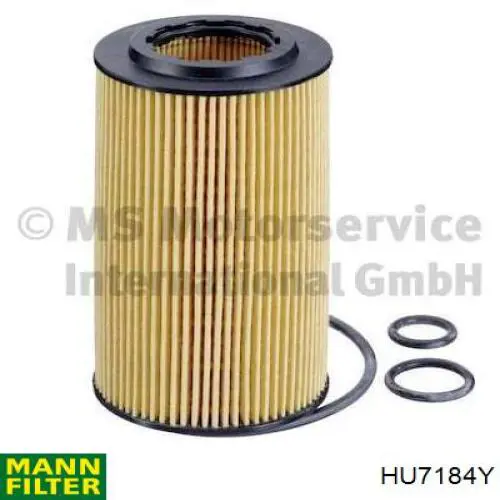 HU7184Y Mann-Filter filtro de aceite