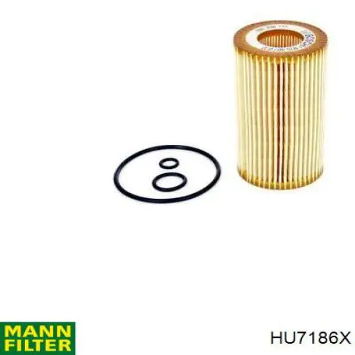 HU7186X Mann-Filter Filtro aceite