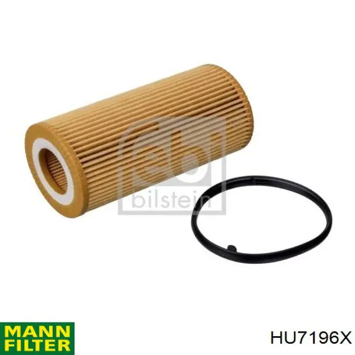 Filtro de aceite HU7196X Mann-Filter