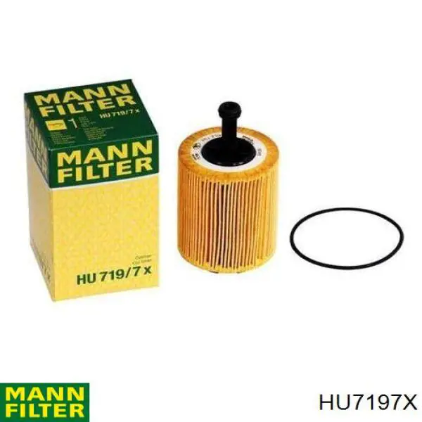 HU7197X Mann-Filter filtro de aceite