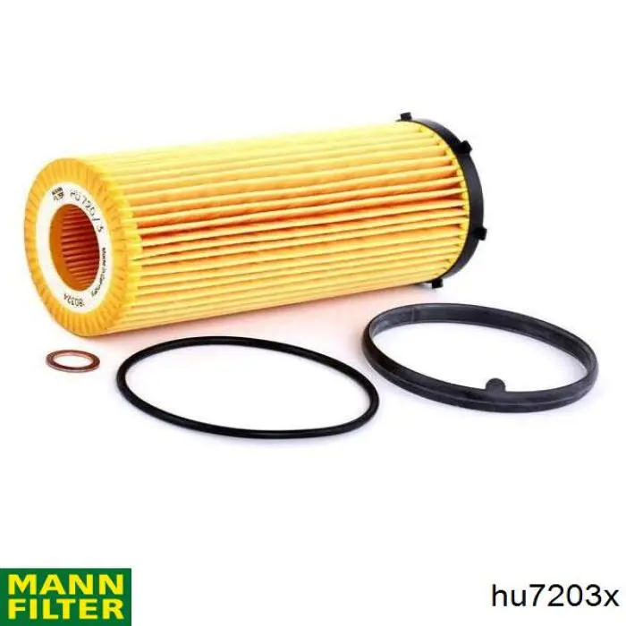 Filtro de aceite MANN HU7203X