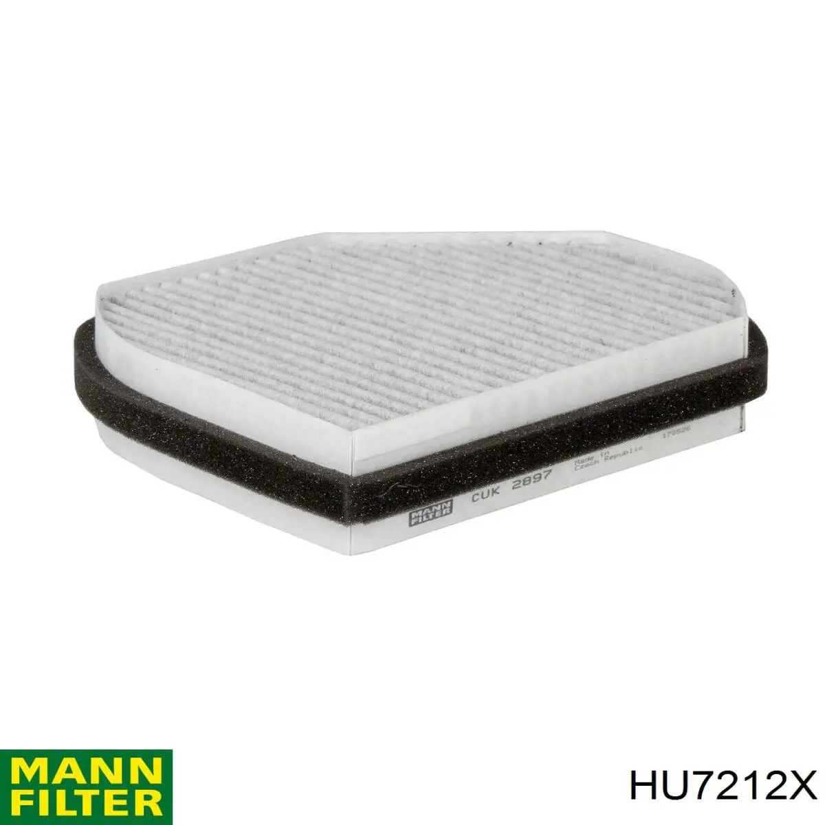Filtro de aceite HU7212X Mann-Filter
