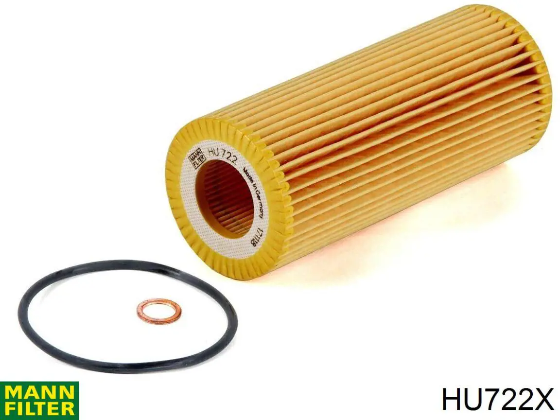 HU722X Mann-Filter filtro de aceite