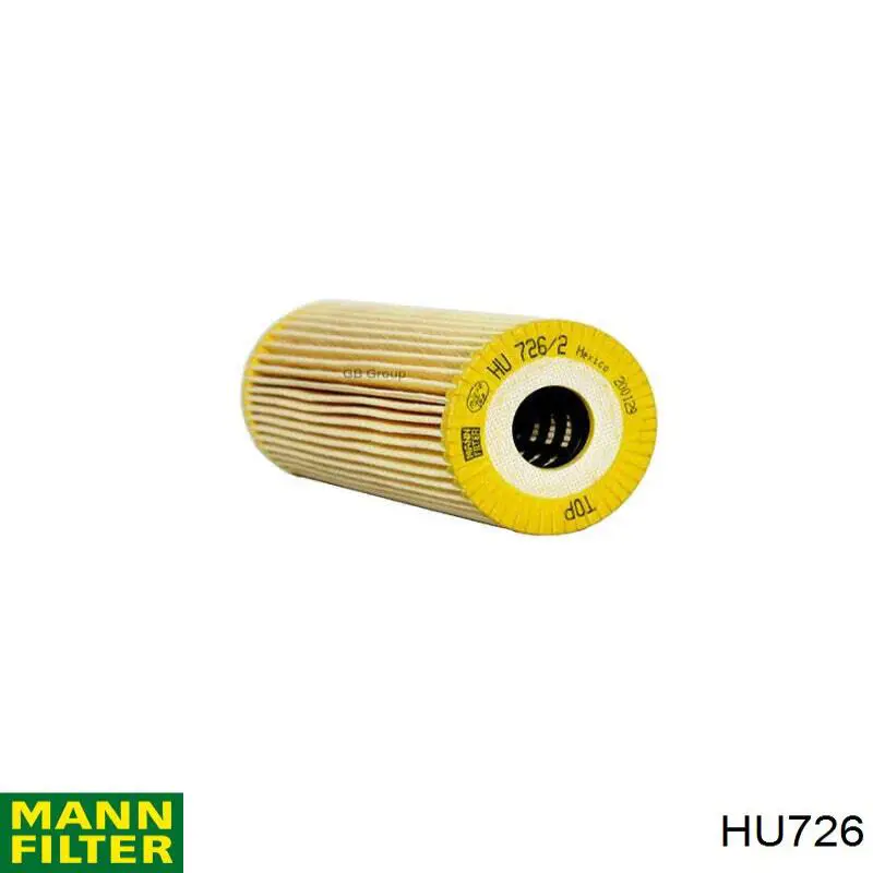 HU726 Mann-Filter filtro de aceite