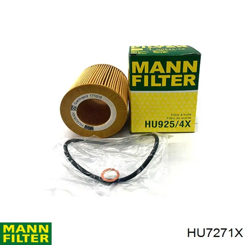 Filtro de aceite motor Mann-Filter HU7271X