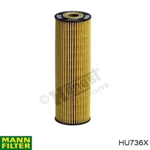 HU736X Mann-Filter Filtro aceite