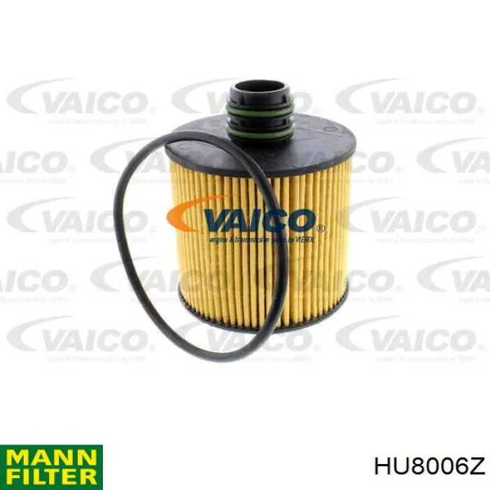 HU8006Z Mann-Filter filtro de aceite
