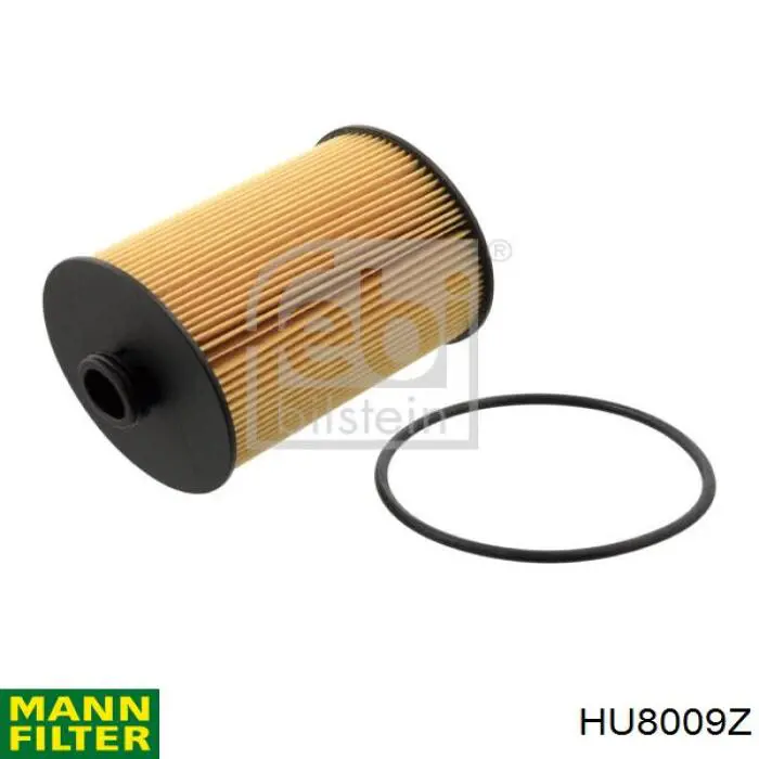 Filtro de aceite HU8009Z Mann-Filter