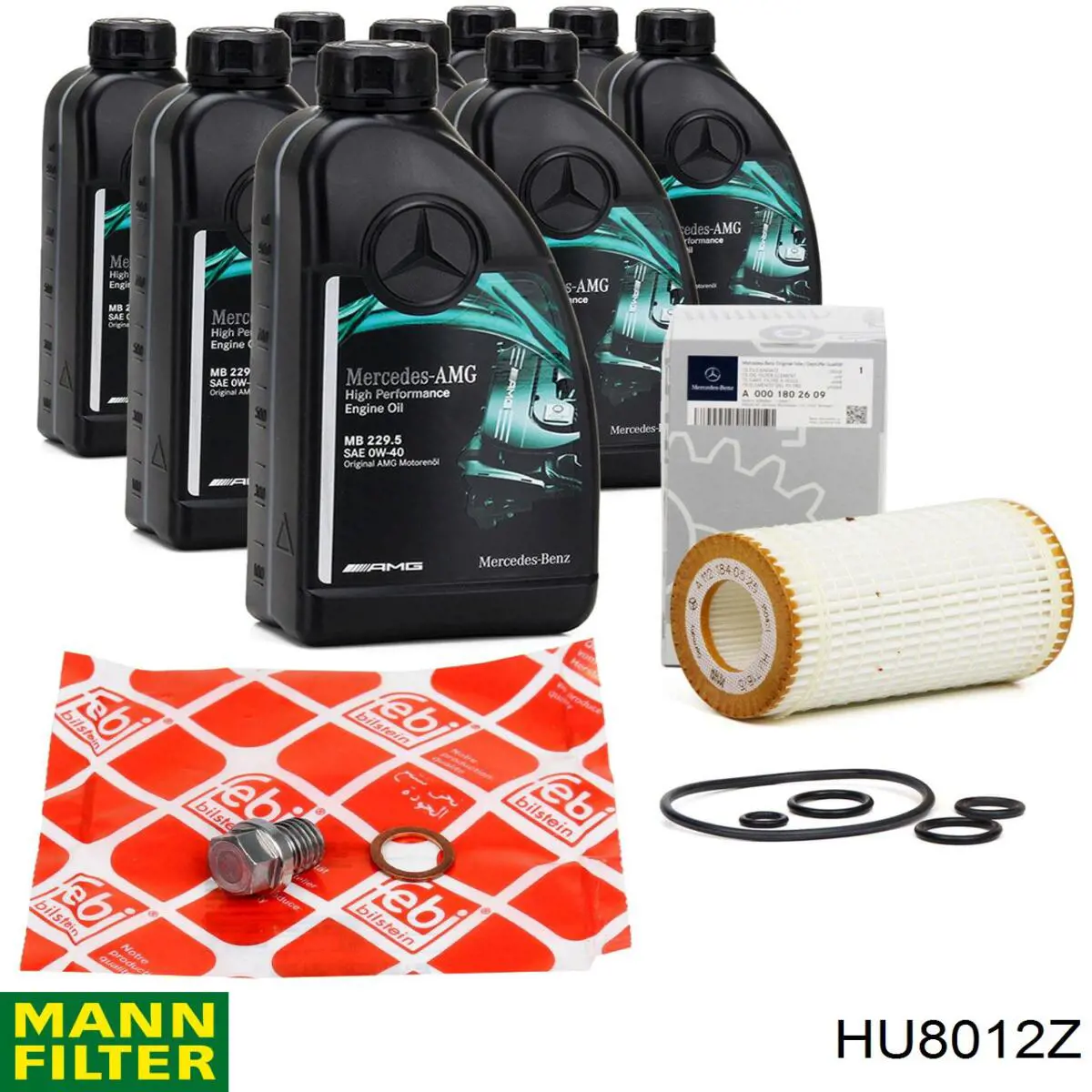 HU8012Z Mann-Filter filtro de aceite