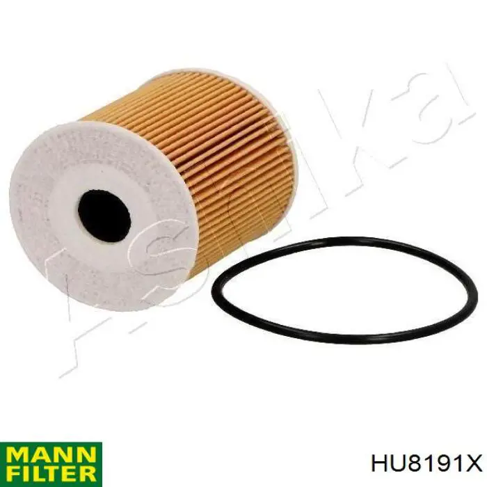 HU8191X Mann-Filter filtro de aceite