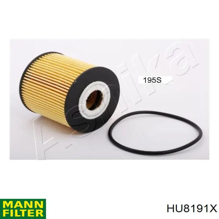Filtro de aceite Mann-Filter HU8191X precio, desde 6,43 EUR