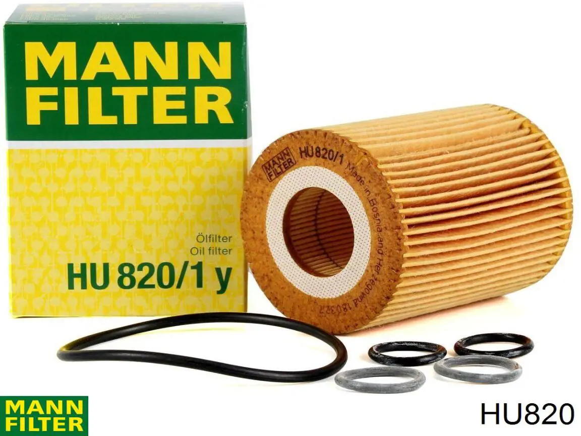 HU820 Mann-Filter filtro de aceite