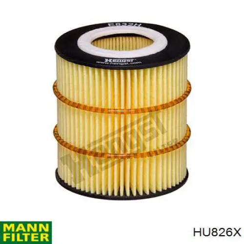 HU826X Mann-Filter filtro de aceite
