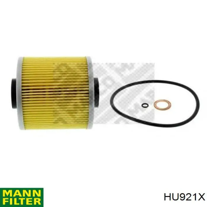 Filtro de aceite HU921X Mann-Filter