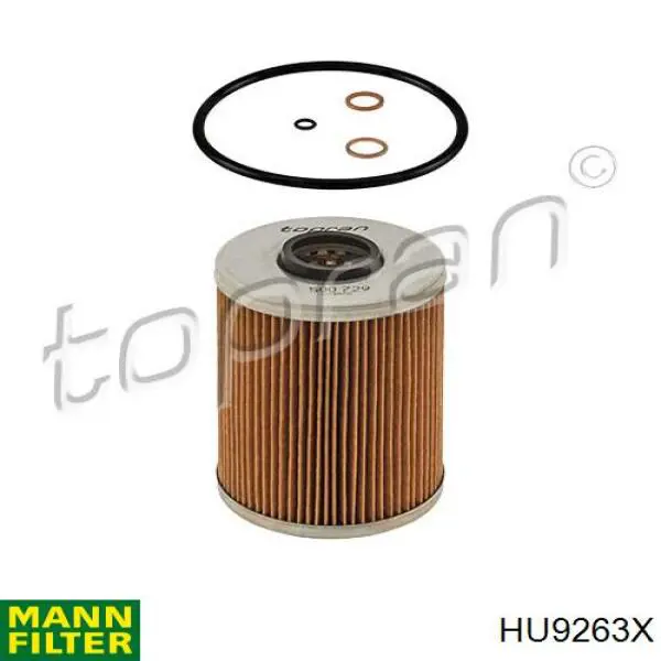 Filtro de aceite HU9263X Mann-Filter
