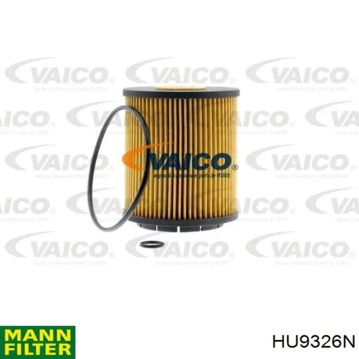 HU9326N Mann-Filter Filtro aceite