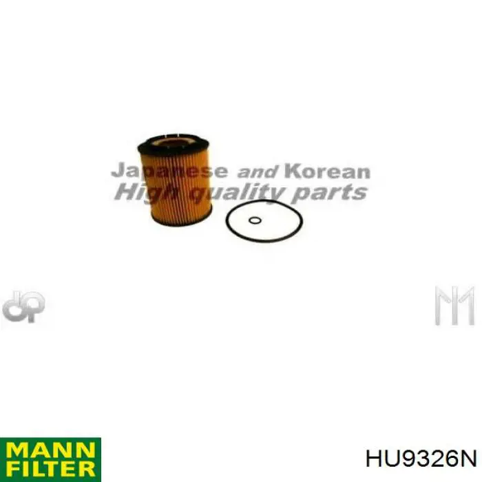 HU9326N Mann-Filter filtro de aceite