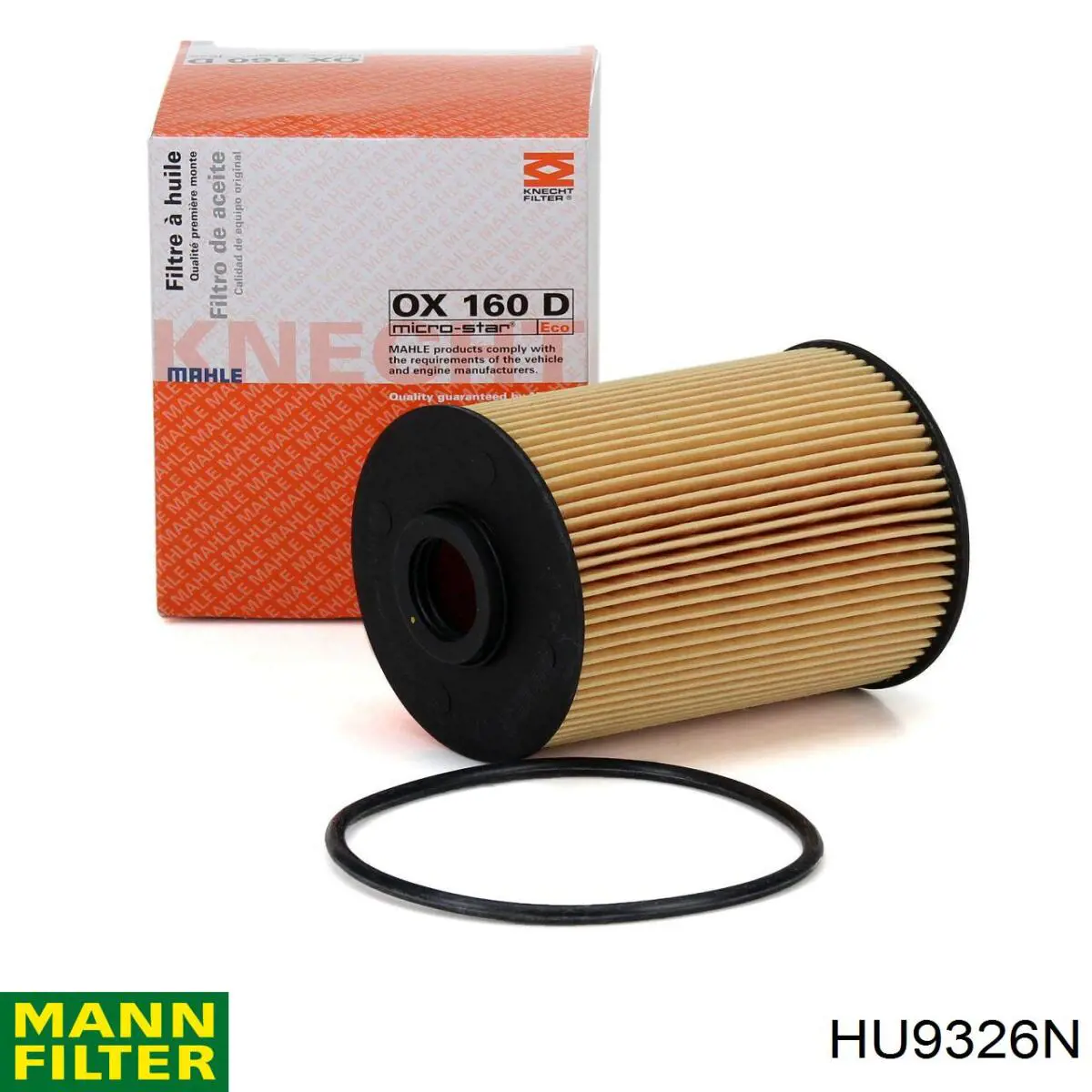 Filtro de aceite motor Mann-Filter HU9326N