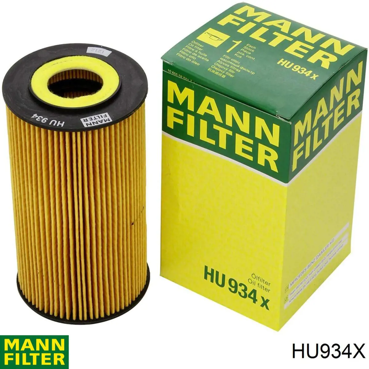HU934X Mann-Filter Filtro aceite