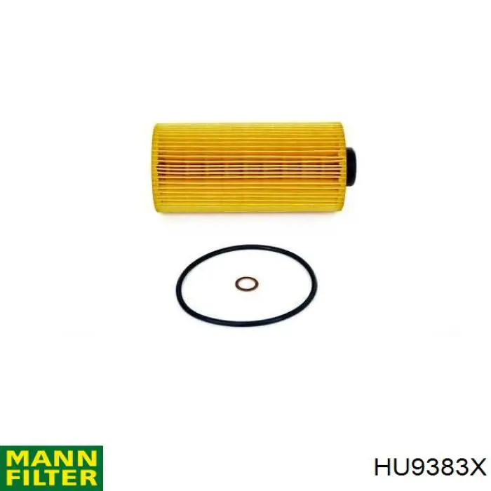 HU9383X Mann-Filter filtro de aceite
