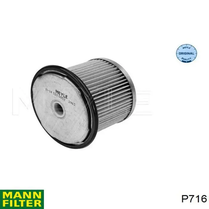 Filtro combustible Mann-Filter P716 precio, desde 4,88 EUR