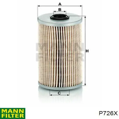 Filtro combustible Renault Master 3 FV, JV