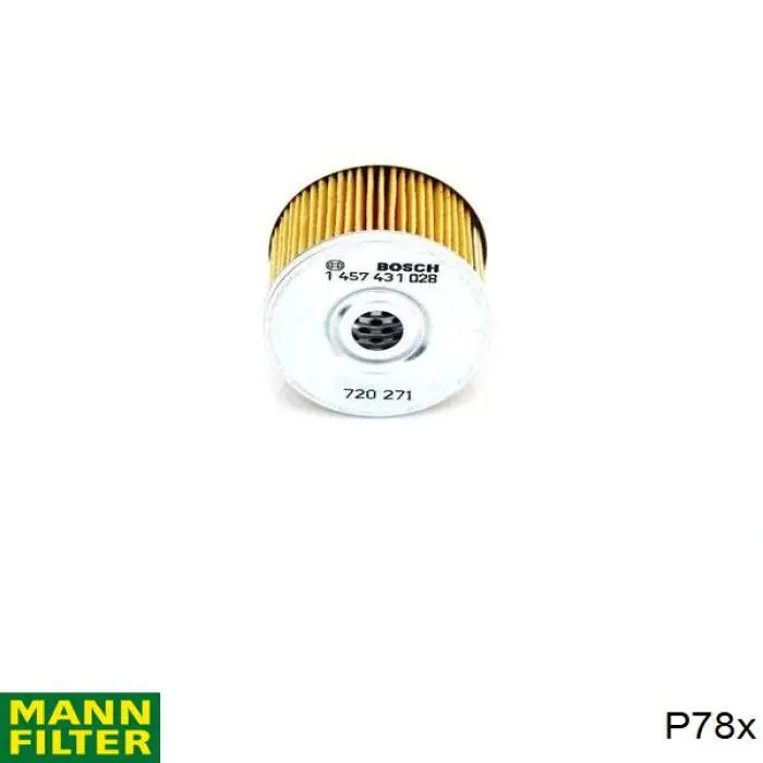 Filtro combustible MANN P78X