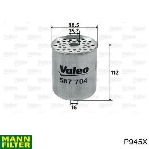 Comprar P945X Mann-Filter Filtro diesel