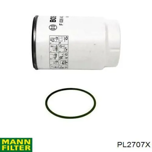 PL2707X Mann-Filter filtro de combustible
