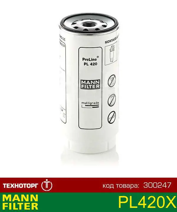 Filtro combustible Mann-Filter PL420X precio, desde 24,73 EUR