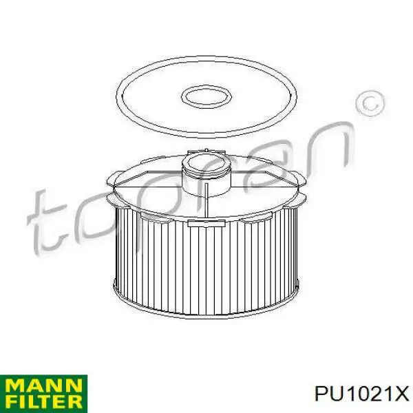 PU1021X Mann-Filter Filtro de gasolina