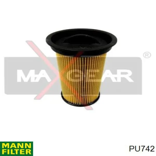 Filtro de combustible PU742 Mann-Filter