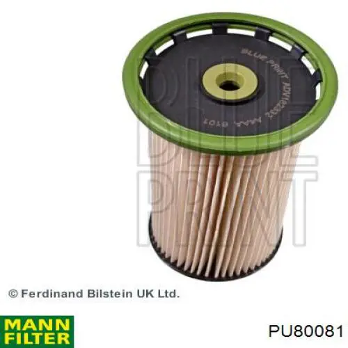 PU80081 Mann-Filter filtro de combustible